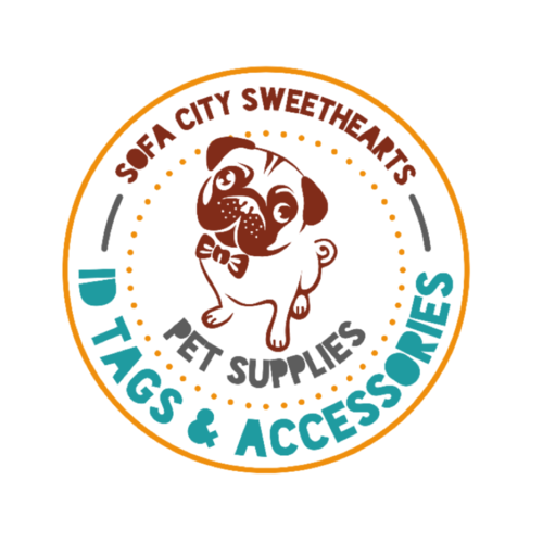 Argyle Ecoplastic Pet ID Tag- Choose from many colors.